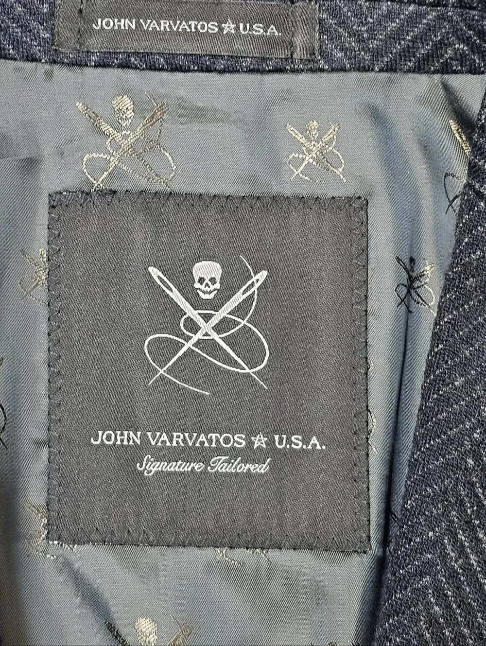 John Varvatos Varick Sport Coat Blazer Jacket Men's Size 48R Navy NWT $595